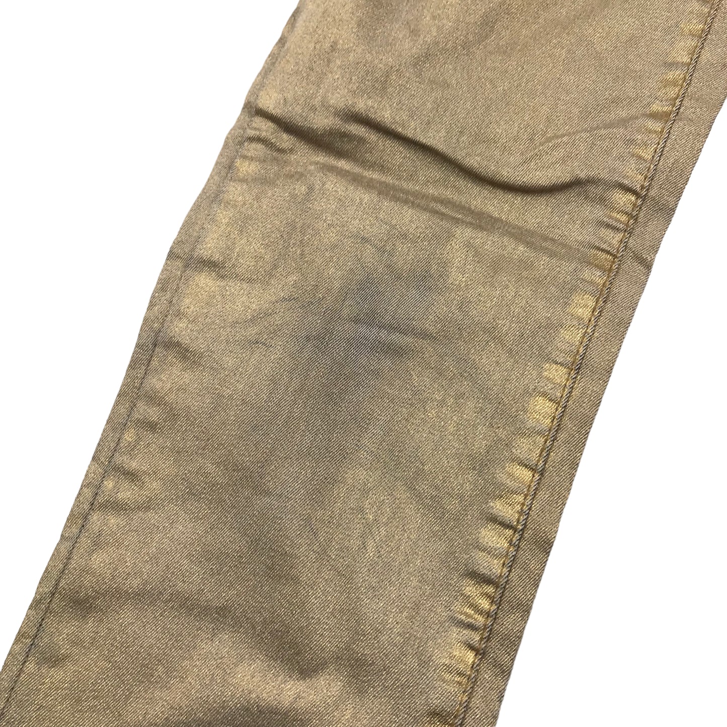 H&M Golden Metallic Skinny Trousers Age 12