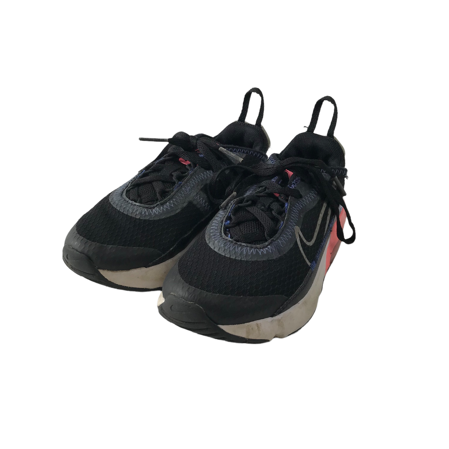 Nike Air Max Black and Pink Trainers Size UK 10.5 junior
