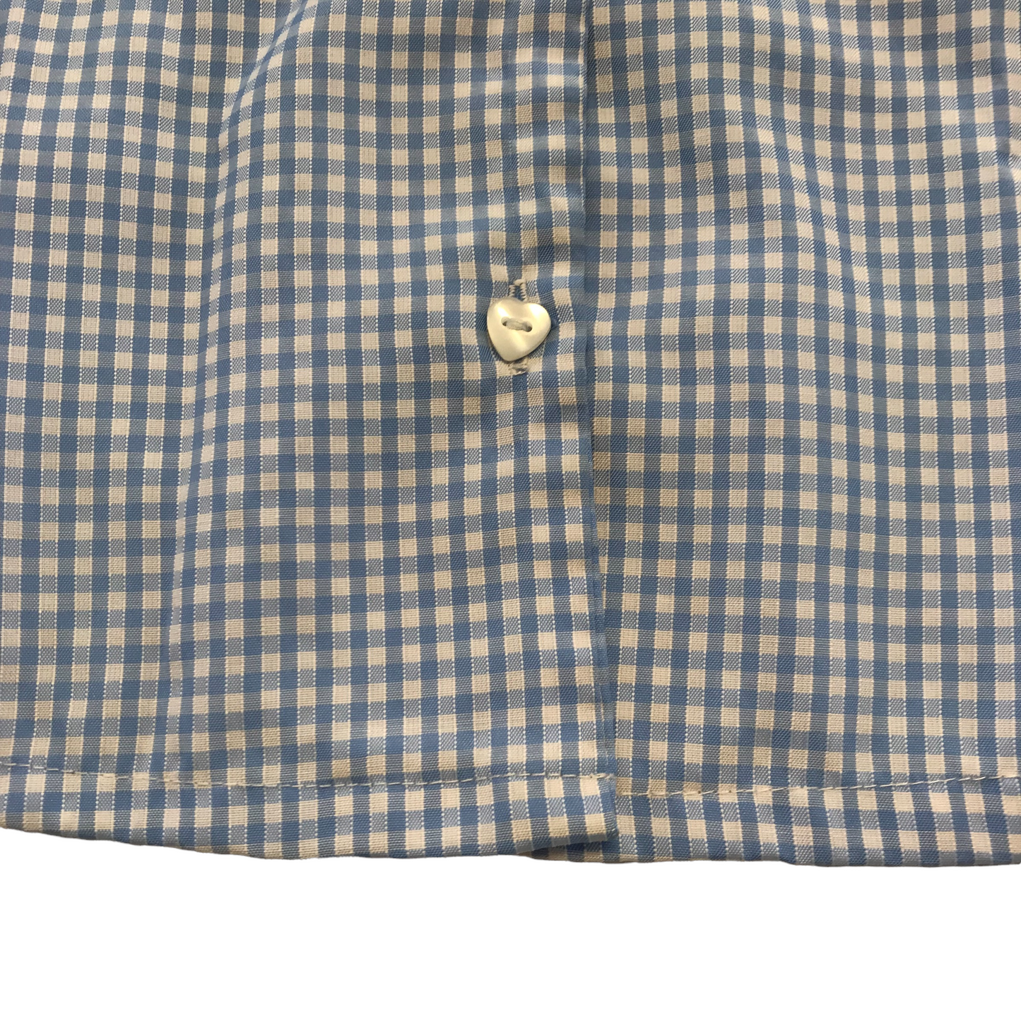 Debenhams Blue Gingham Summer School Short Sleeve Shirt