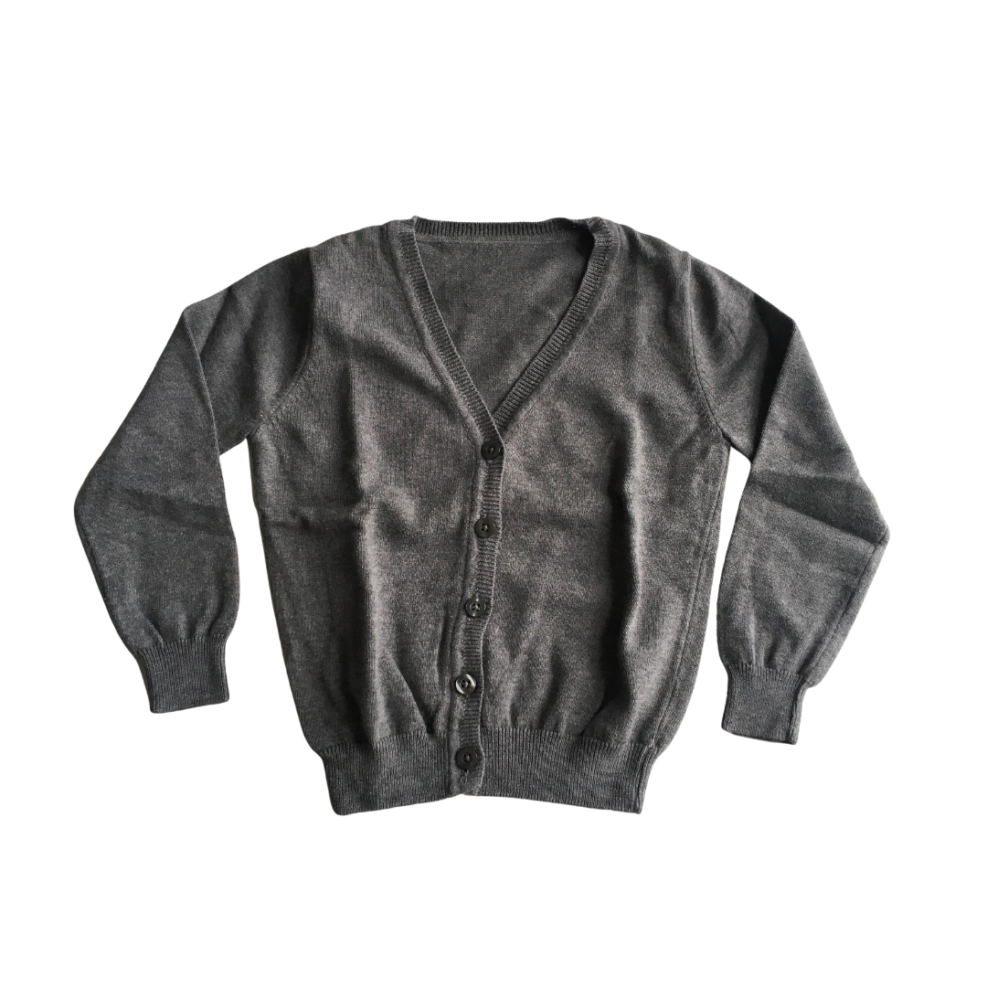Light grey school cardigan