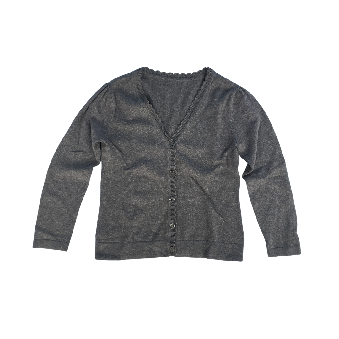 Grey school outlet cardigan