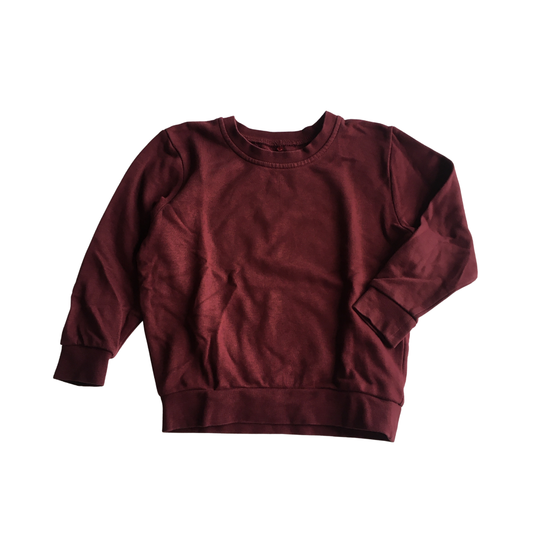 Burgundy School Crewneck Jersey