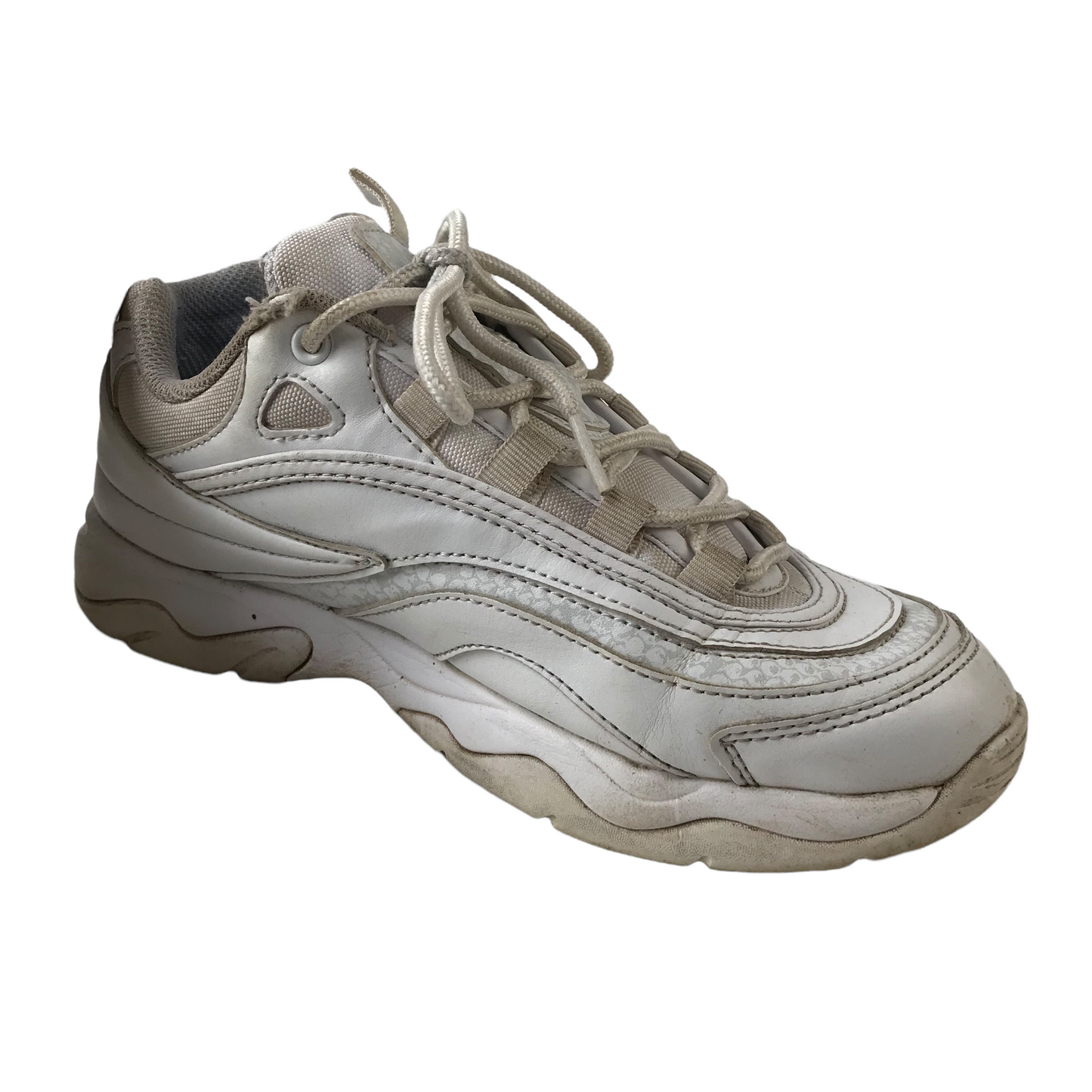 Fila trainers shoe size UK 5 white with laces