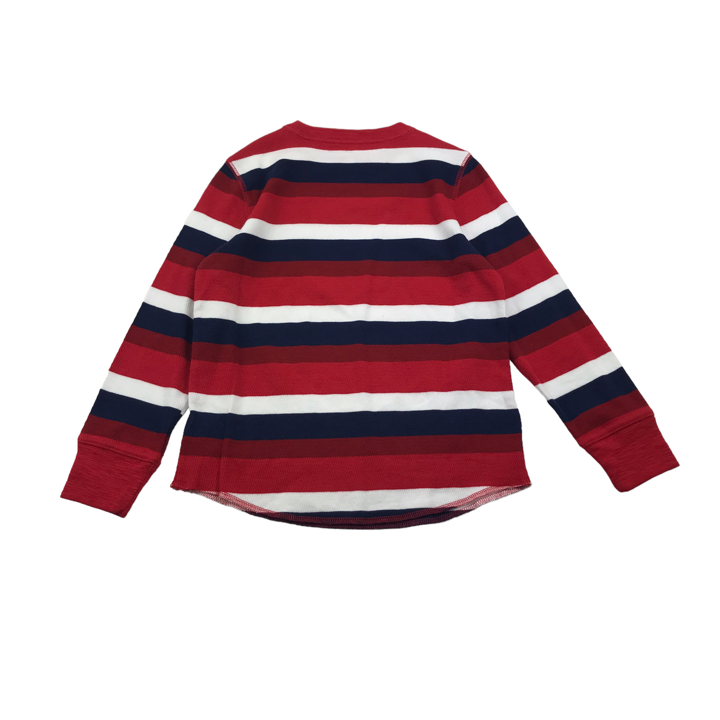 Gap Red and Navy Stripy Long Sleeve T-shirt Age 6