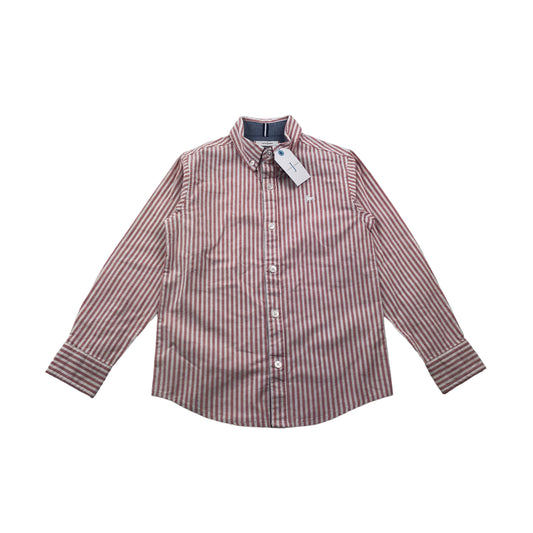 Jasper Conran Red and White Stripy Shirt Age  9