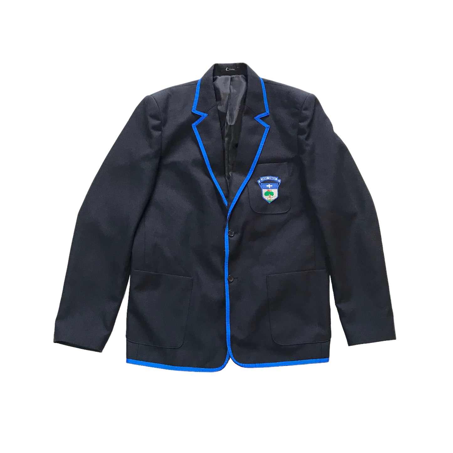 *Holyrood High School boys Navy Blazer with Blue Rim