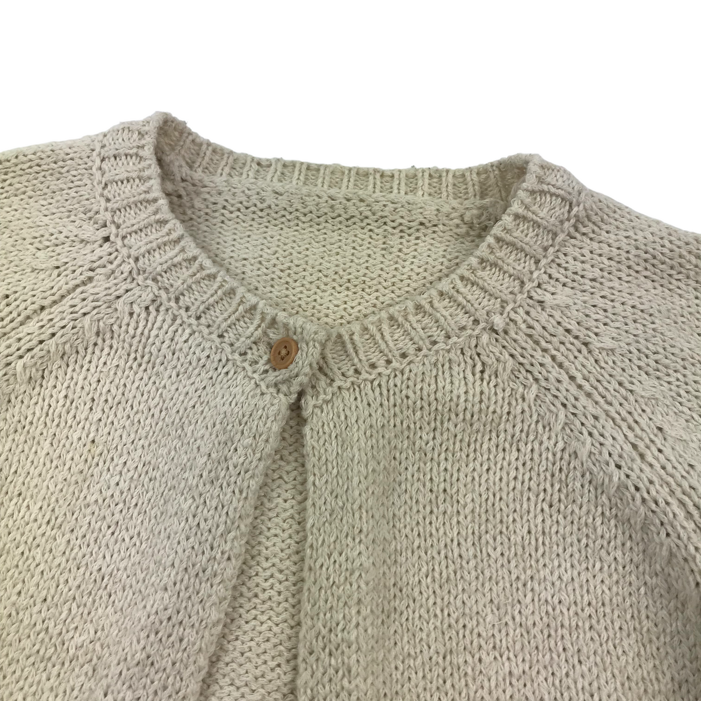 Nutmeg White Floral Embroidery Cardigan Age 4