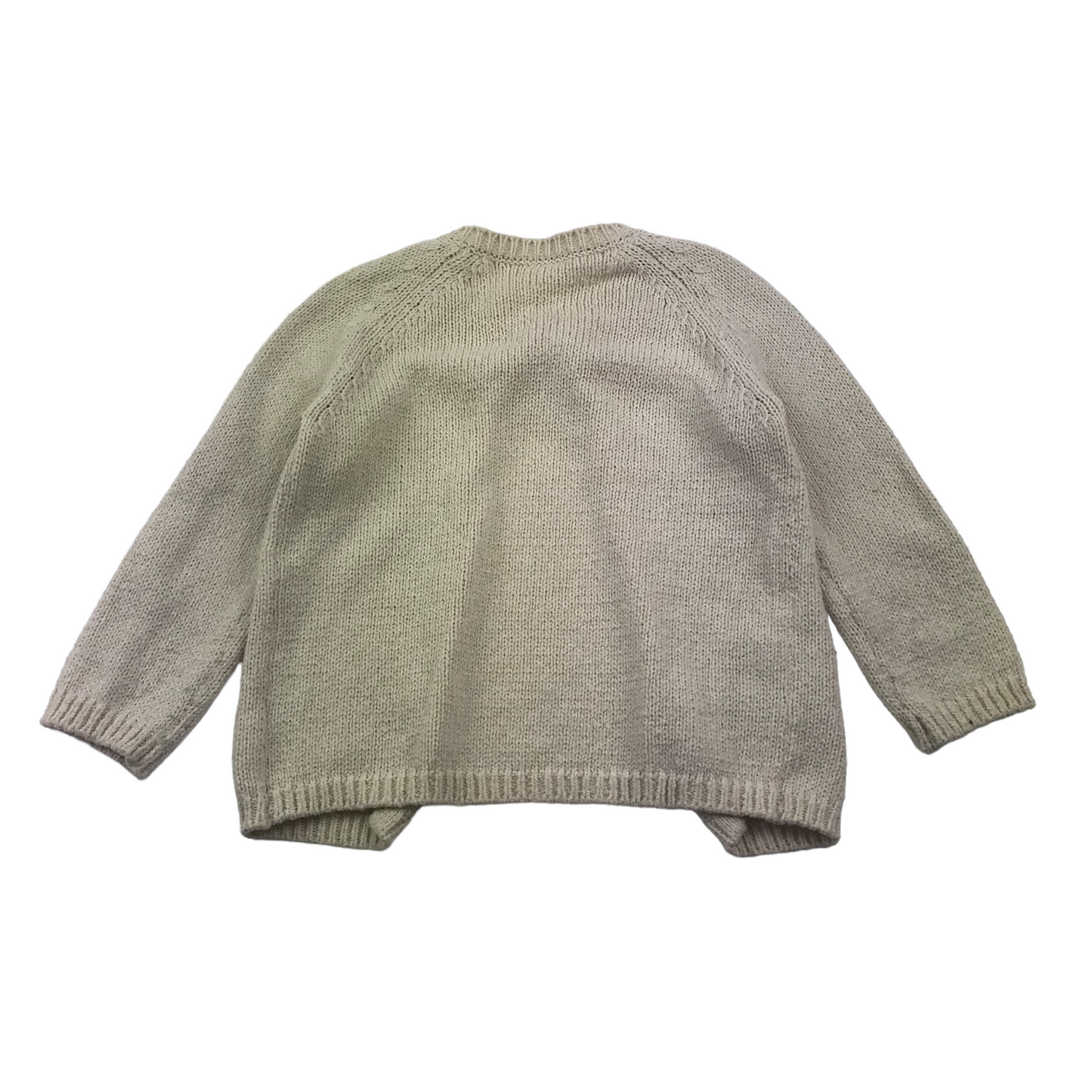 Nutmeg White Floral Embroidery Cardigan Age 4