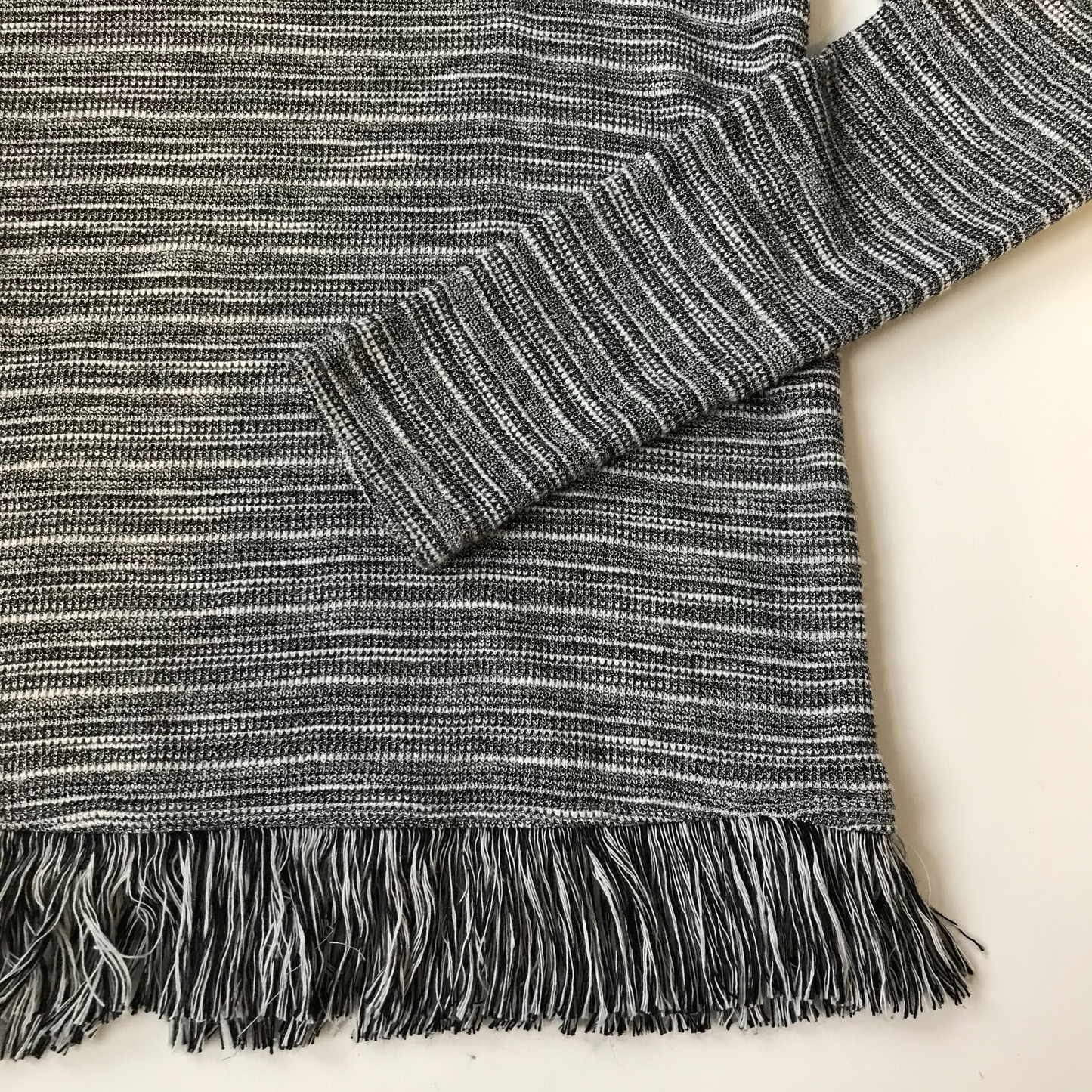Jumper - Grey with Tassel Rim - Age 12