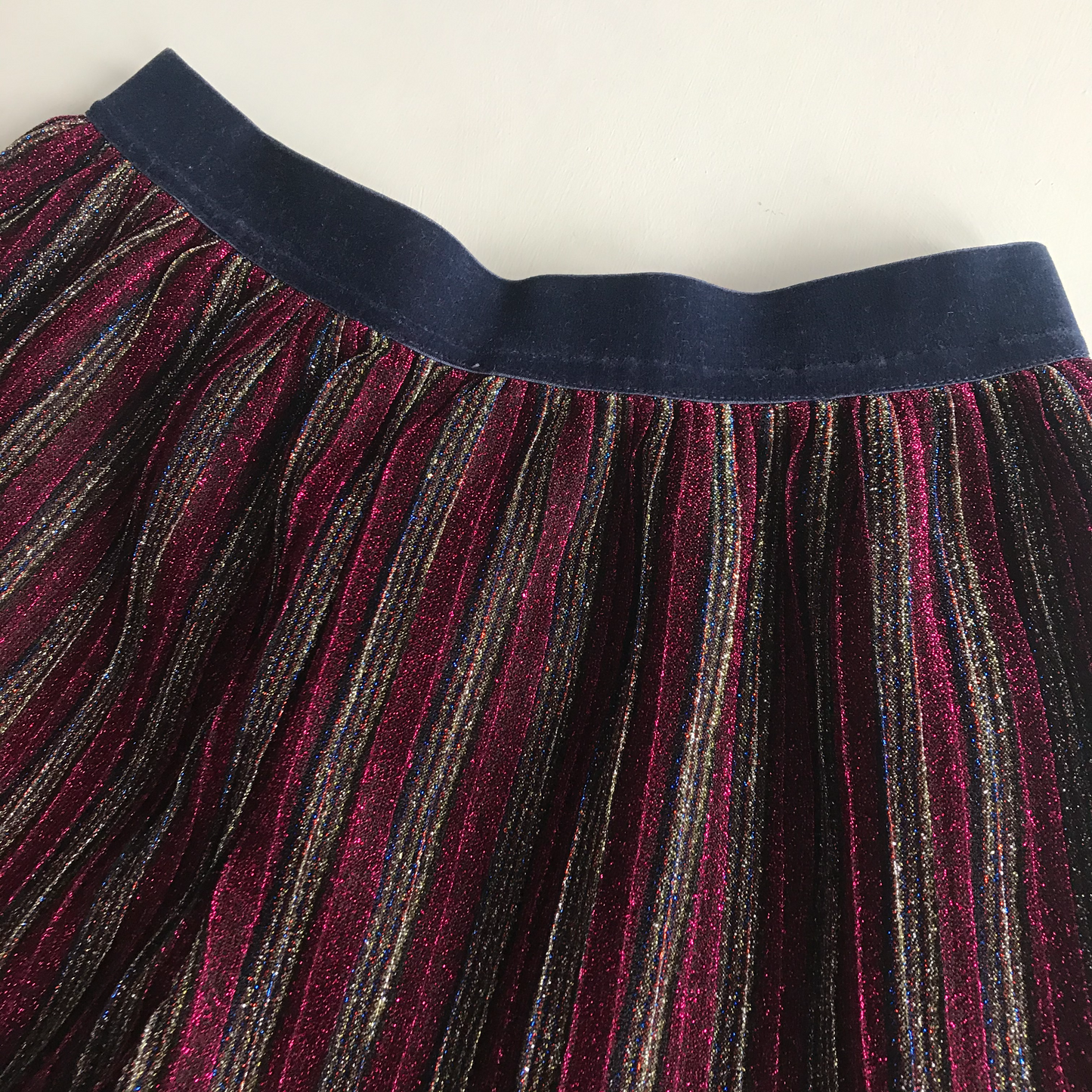 Shorts - Sparkly Dark Red - Age 8