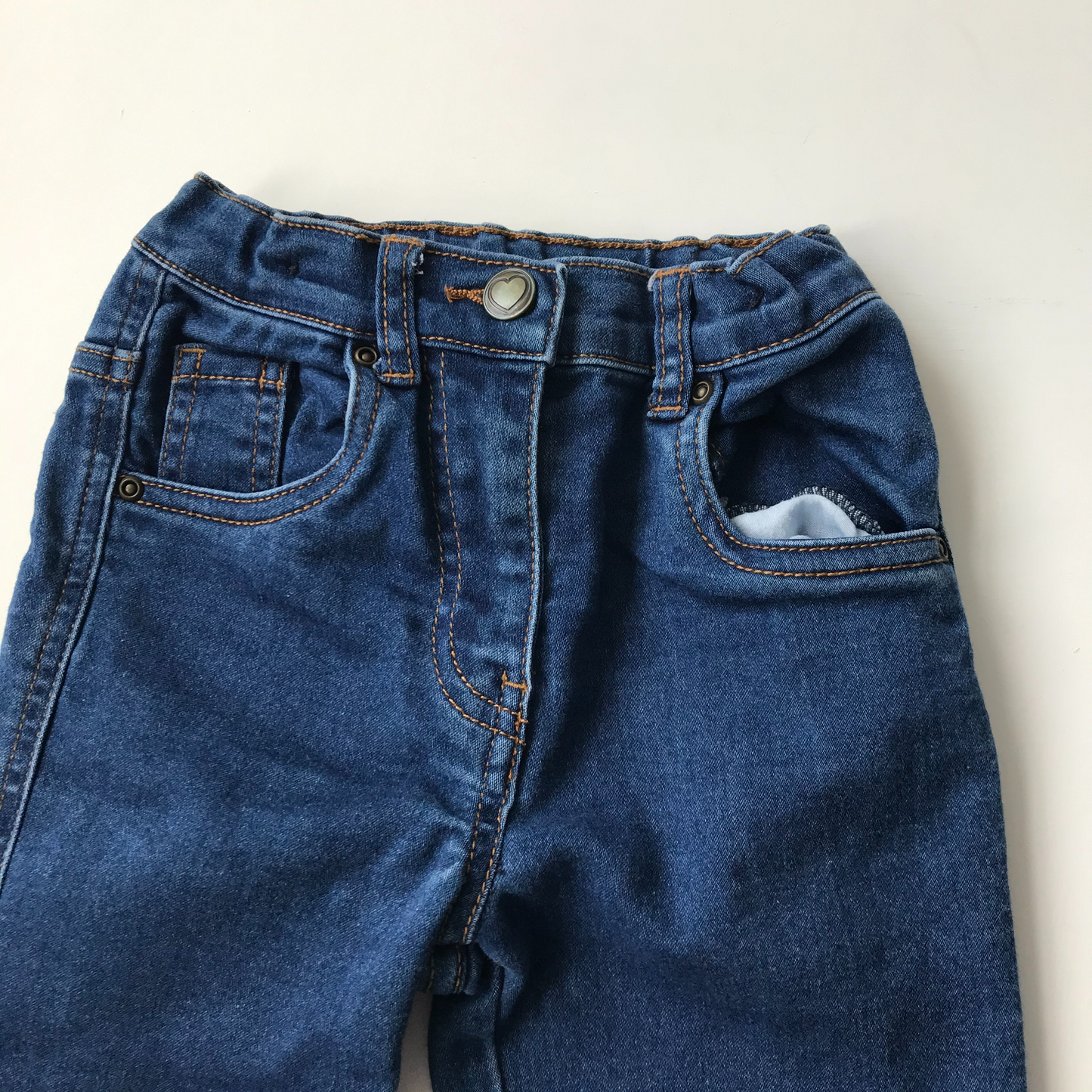 Tu Blue Skinny Fit Stretchy Jeans Age 7