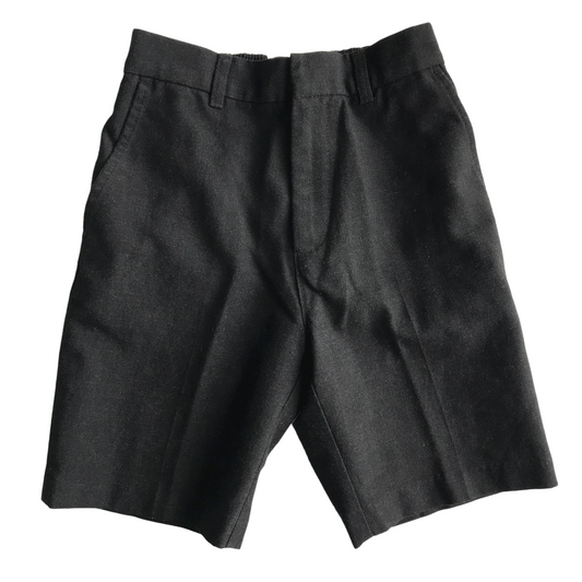 Charcoal Grey School Shorts with Elasticated Waist