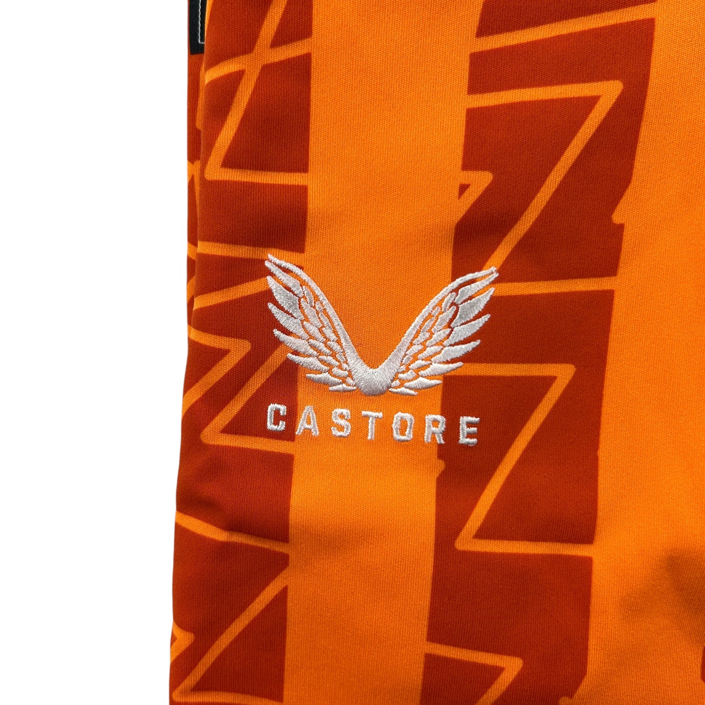 Castore Rangers FC UK 12 Womens Home Goal Keepers Short Sleeved Shirt Orange