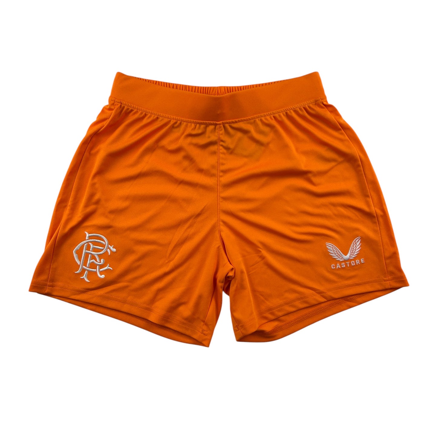 Castore Rangers FC goalkeeper shorts women multiple sizes orange