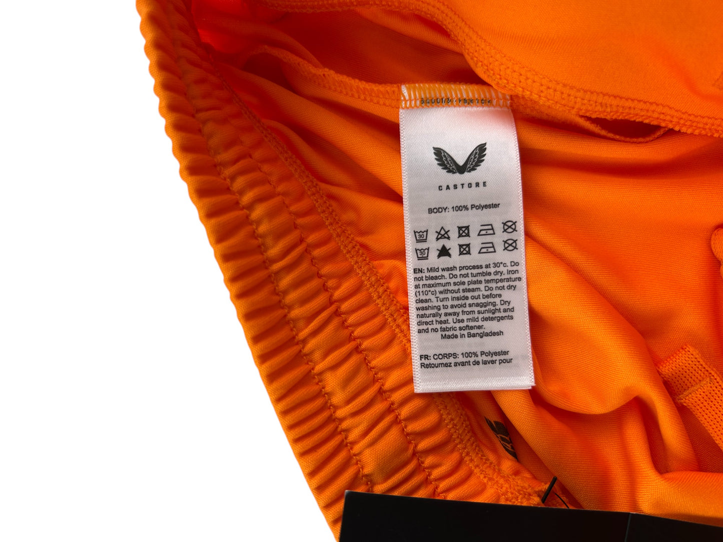 Castore Rangers FC goalkeeper shorts women multiple sizes orange