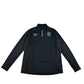Castore Rangers FC Pro Coaches 1/4 Zip Training Top Black With Light Blue Logo