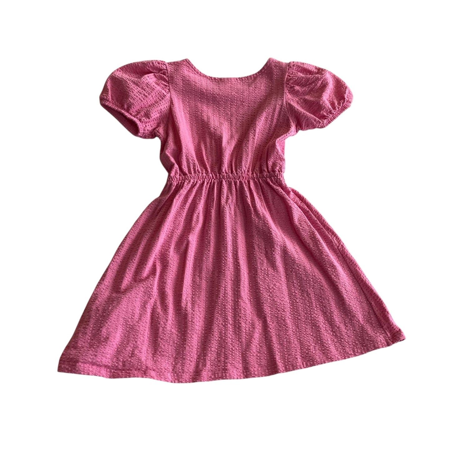 Zara dress 6-7 years pink short sleeve cotton