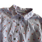 H&M dress 9-10 years lilac floral shirt dress with canvas belt cotton
