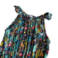 Fatface dress 9-10 years green and multicolour flowers and animals maxi