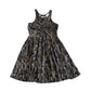 M&S dress 9-10 years black giraffe print sleeveless