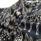 M&S dress 9-10 years black giraffe print sleeveless