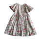 Reiss dress 5-6 years white floral linen cotton blend