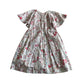 Reiss dress 5-6 years white floral linen cotton blend