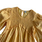 Tu dress 7-8 years orange short puff sleeve cotton