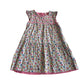 Boden dress 9-10 years light blue floral A-line empire waist viscose and cotton