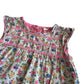 Boden dress 9-10 years light blue floral A-line empire waist viscose and cotton