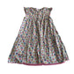 Boden dress 9-10 years light blue floral A-line empire waist viscose and cotton