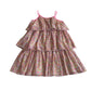 H&M dress 8-9 years pink floral sleeveless layered