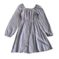 H&M dress 13-14 years lavender blue long sleeve with square neckline