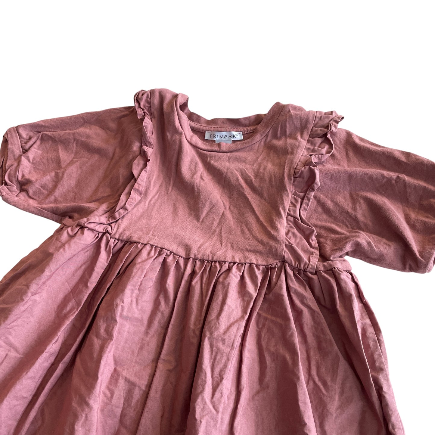Primark dress 5-6 years vintage pink short sleeve t-shirt cotton