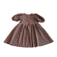 Next dress 6-7 years orange and black check pattern