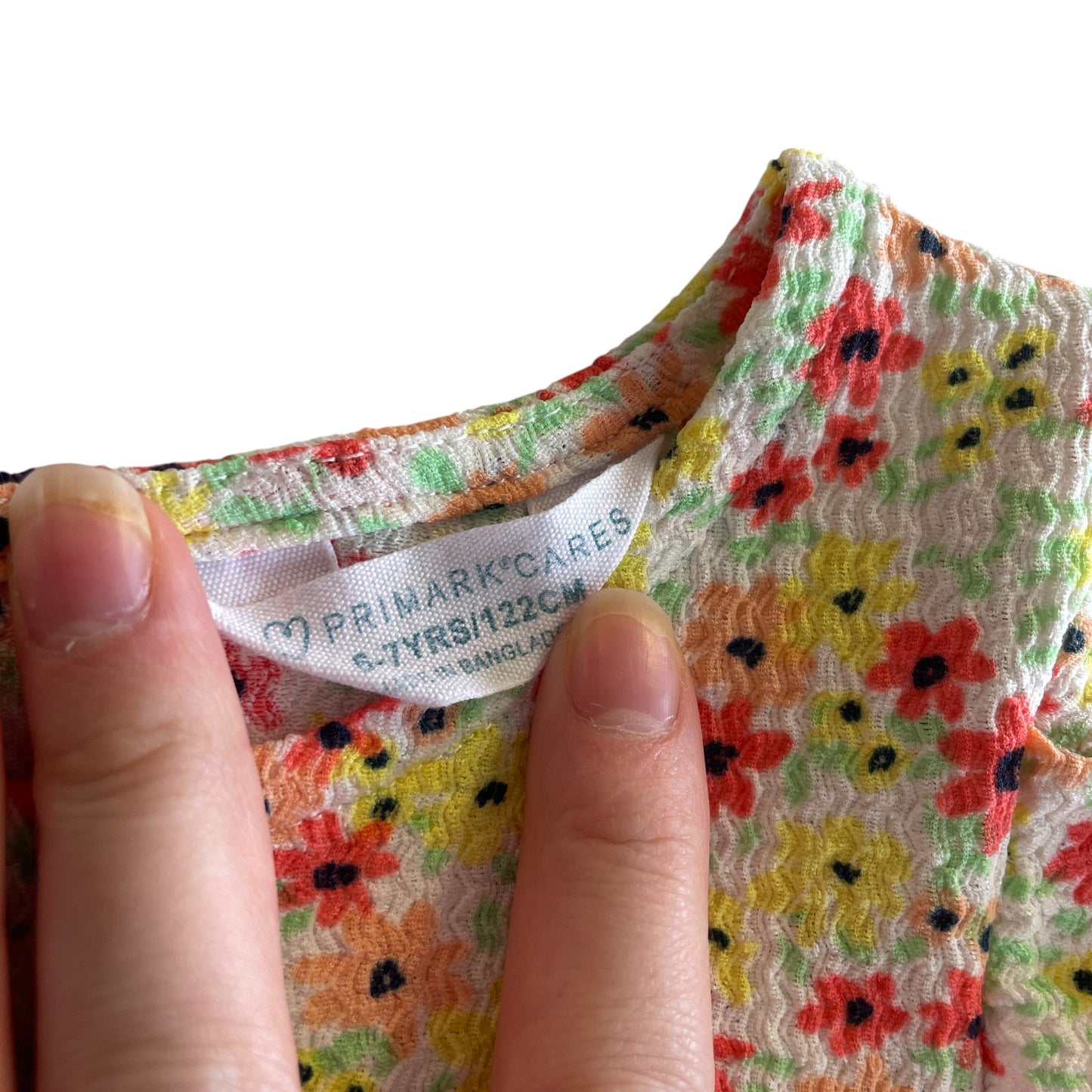 Primark dress 6-7 years multicolour floral