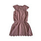 Odiee dress 6-7 years vintage pink knitted sleeveless cape collar cotton