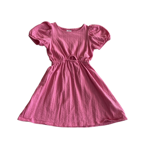 Zara dress 6-7 years pink short sleeve cotton