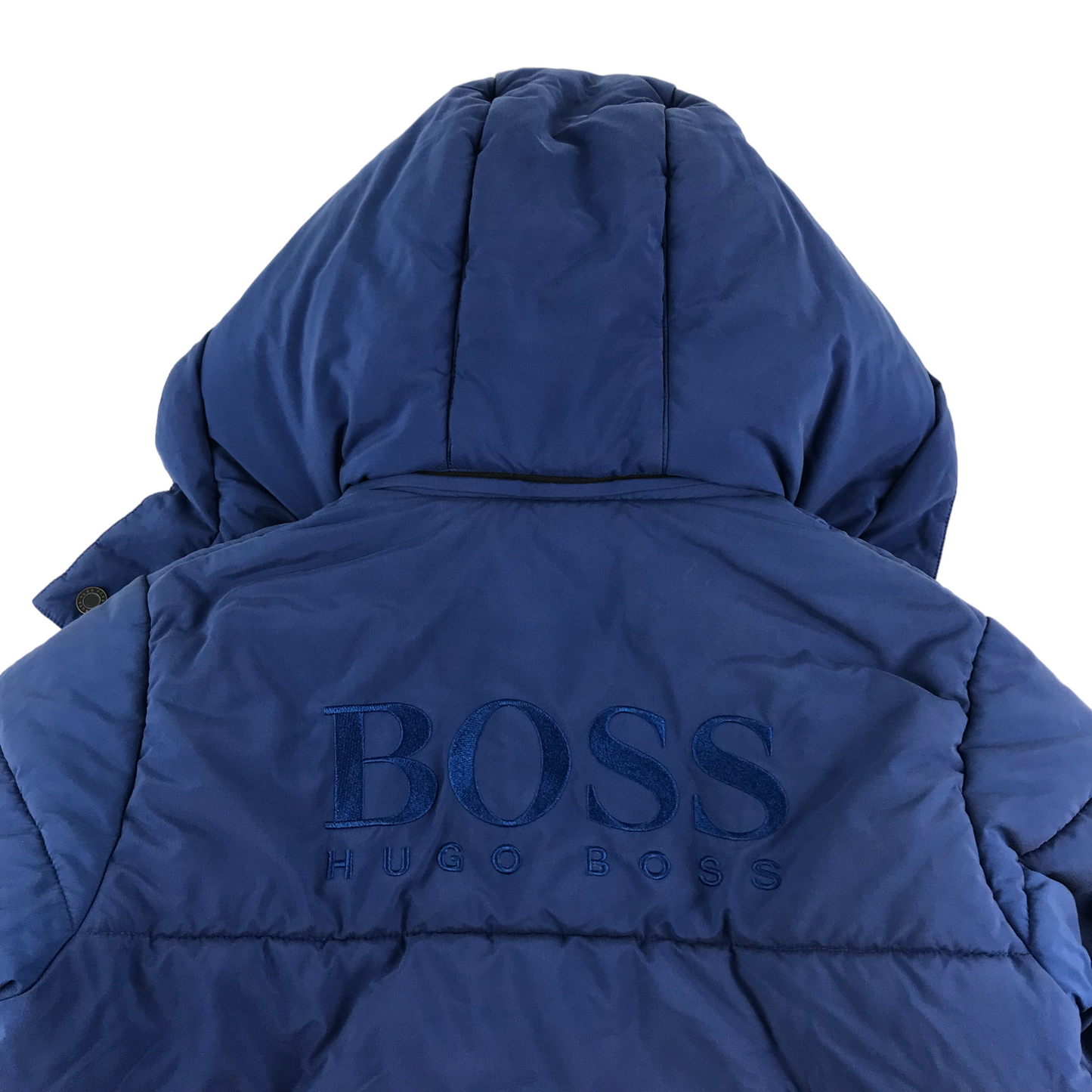 Hugo Boss Jacket Age 12 Blue Hooded Puffer