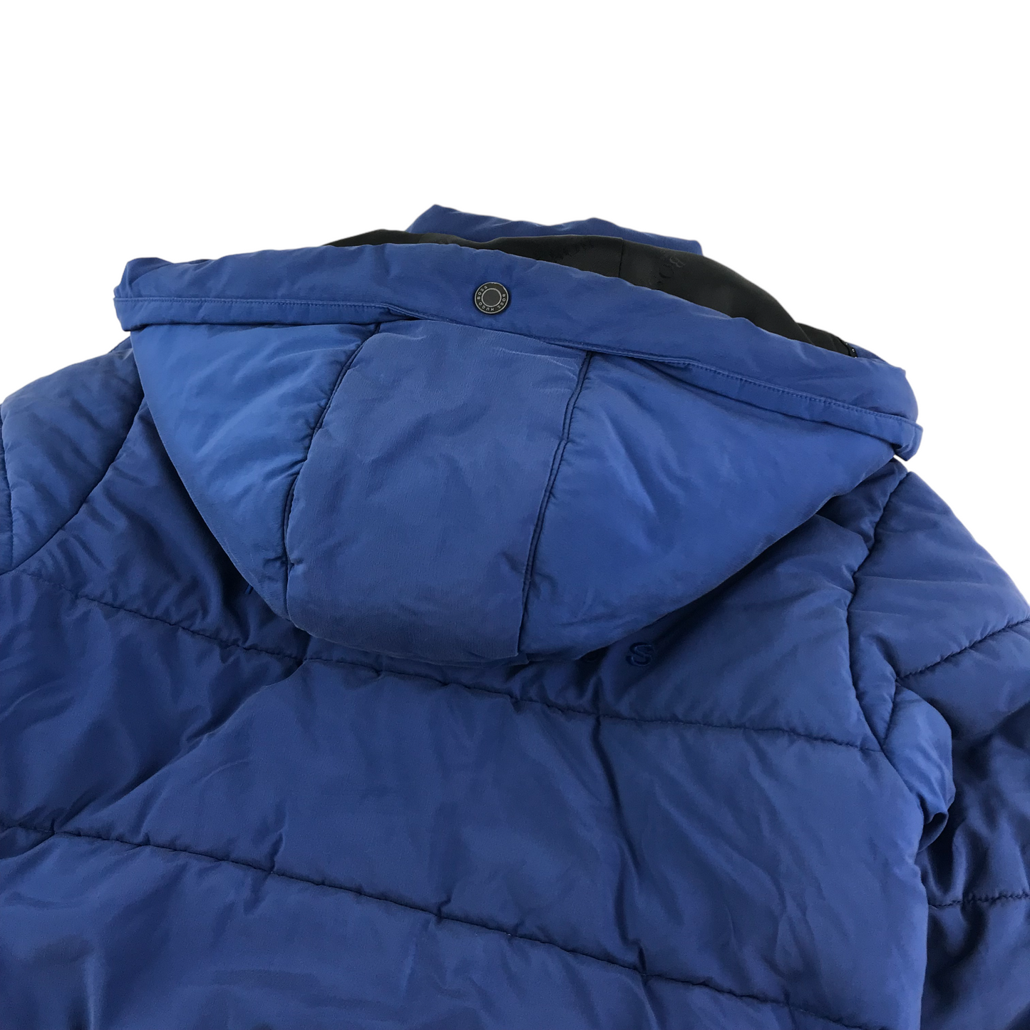 Hugo Boss Jacket Age 12 Blue Hooded Puffer