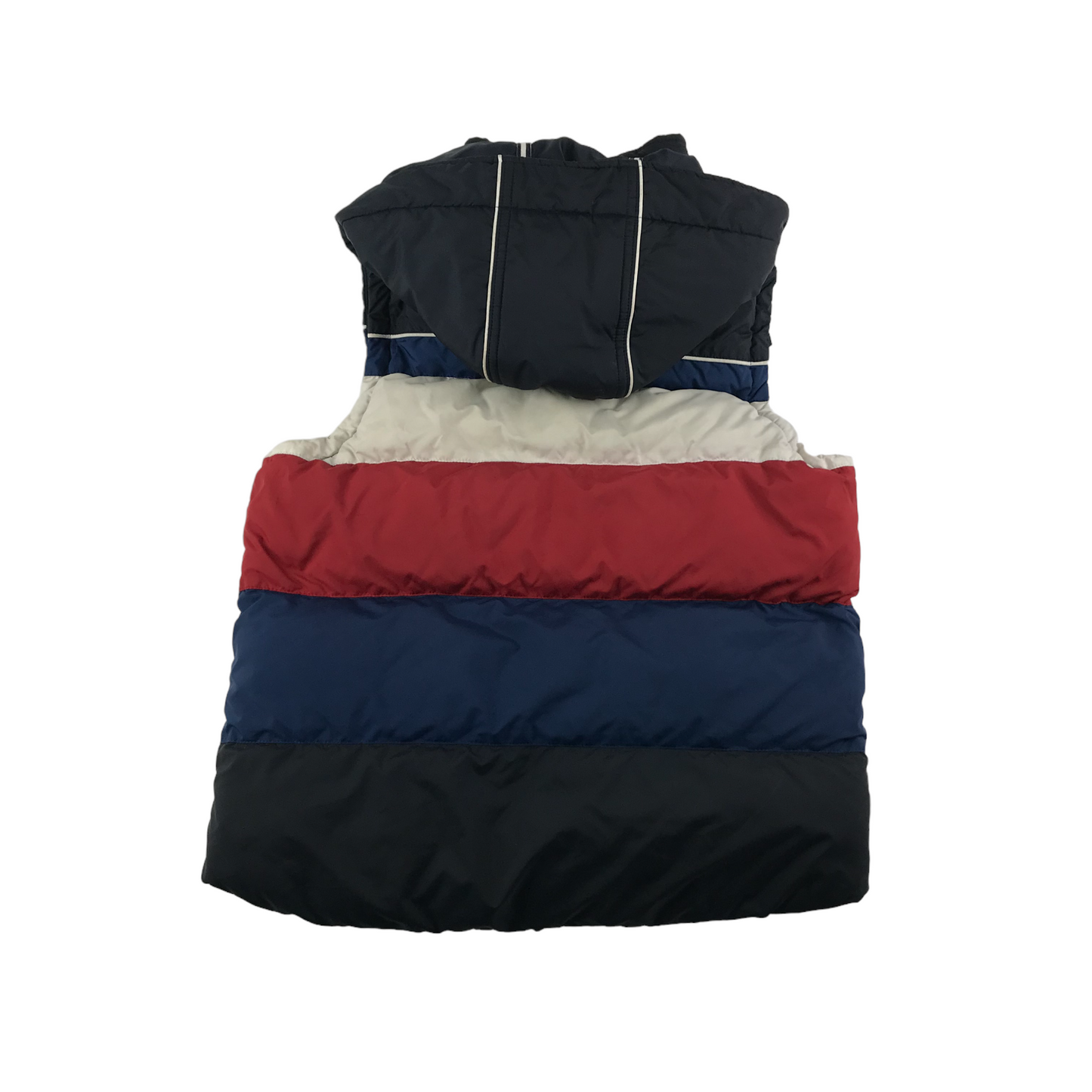 Timberland Gilet Age 9-10 Blue Red White Puffer Hooded