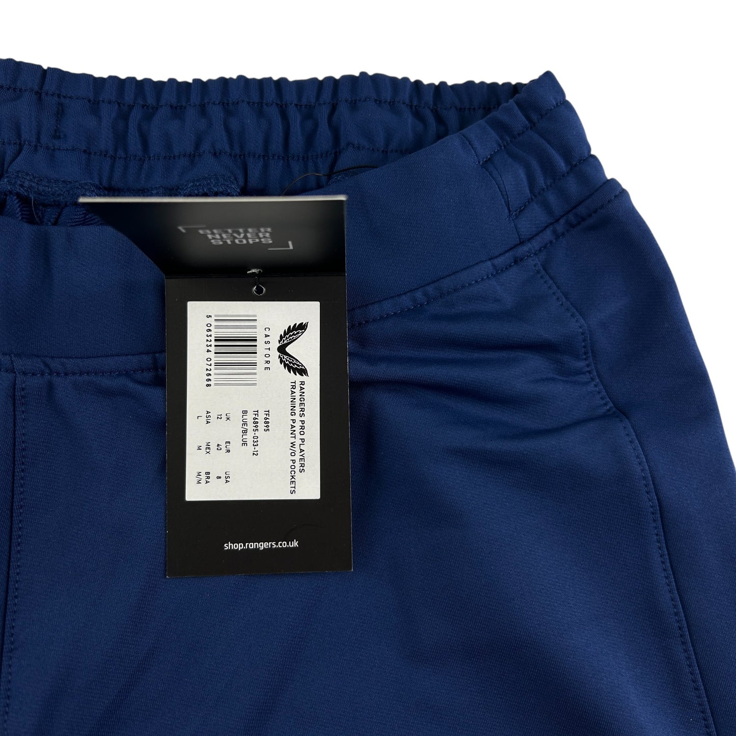 Castore Rangers FC Pro Players Training Pant Without Zip Pockets - Navy