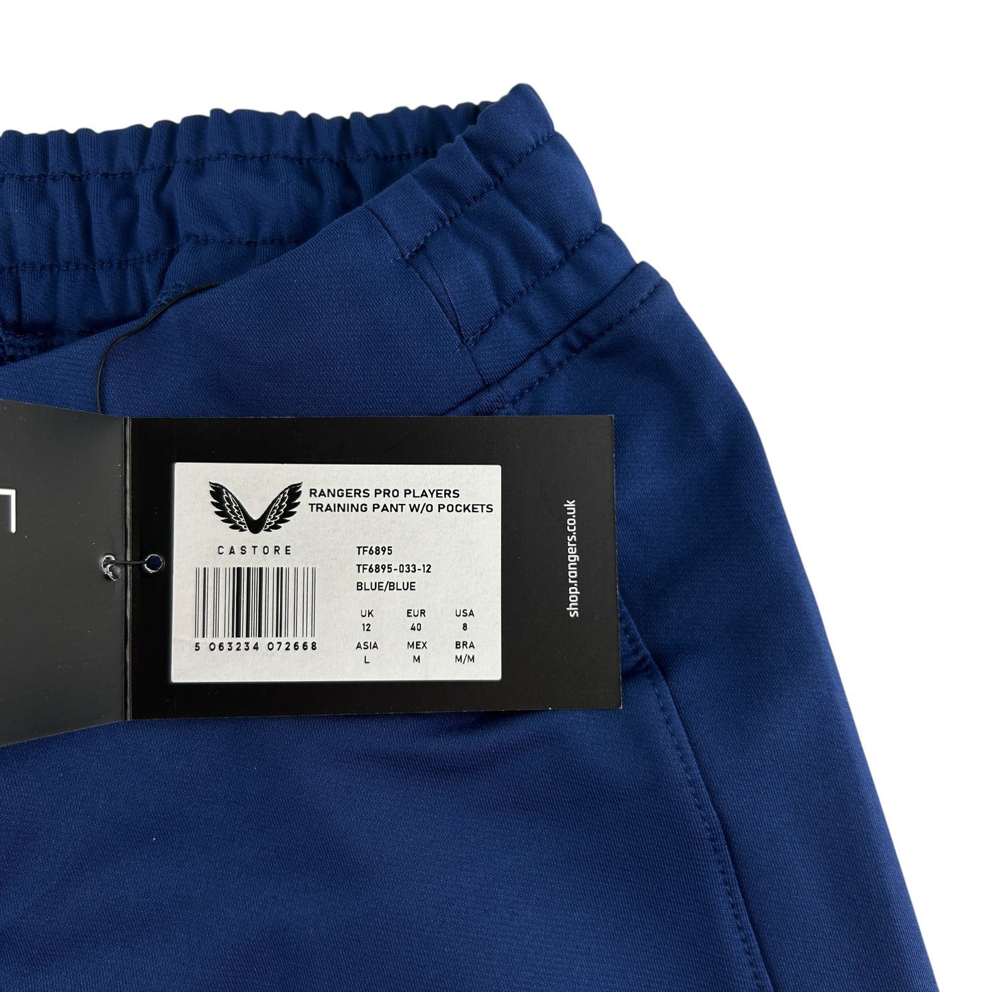Castore Rangers FC Pro Players Training Pant Without Zip Pockets - Navy