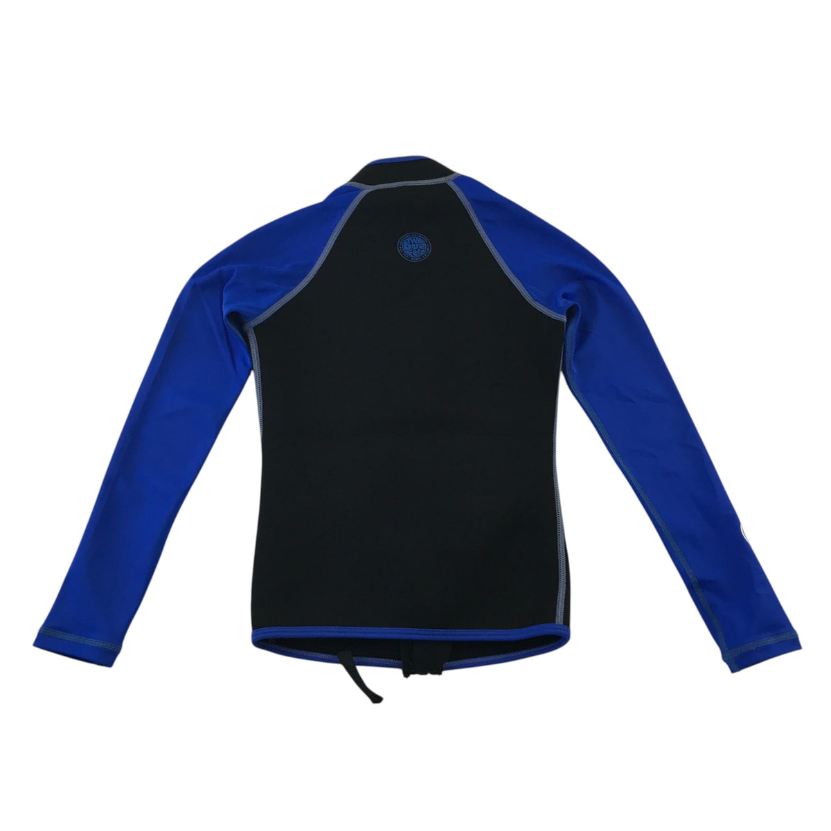 2BareFeet 5-6 years black and blue wetsuit top