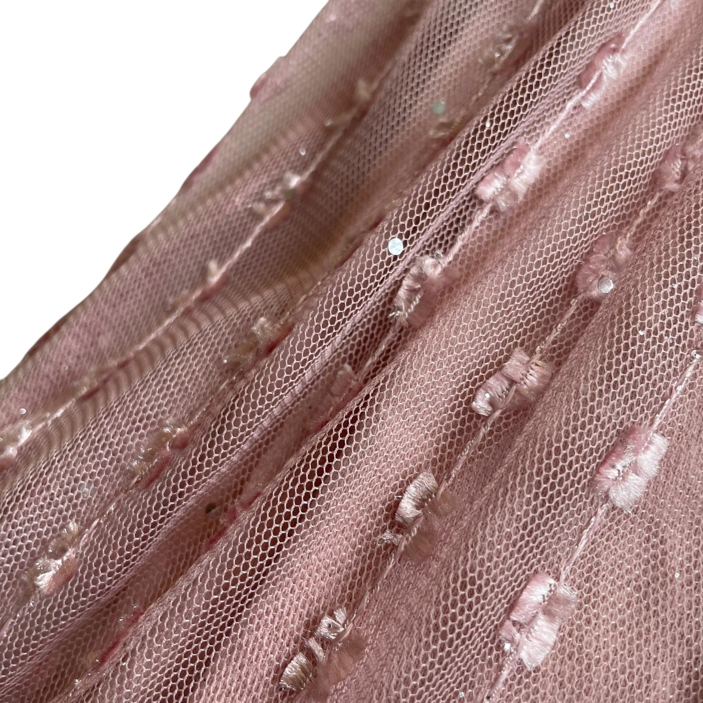 Next dress 8-9 years vintage pink mesh layered tiered A-line