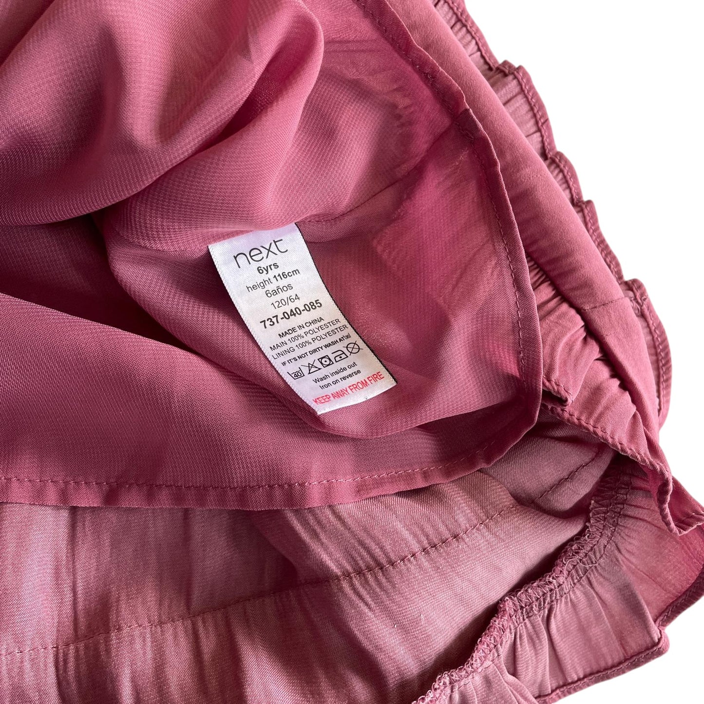 Next dress 5-6 years vintage pink A-line sleeveless
