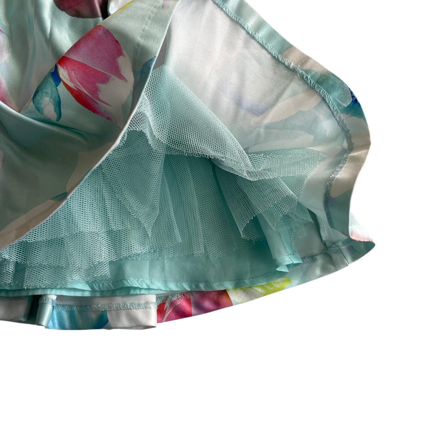 John Rocha dress 4-5 years light blue and pink floral summer party