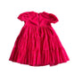M&S dress 5-6 years bright pink mesh layered with sparkly stars