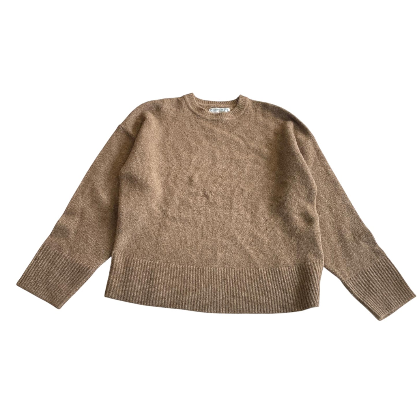Primark jumper women's size XS beige crew neck