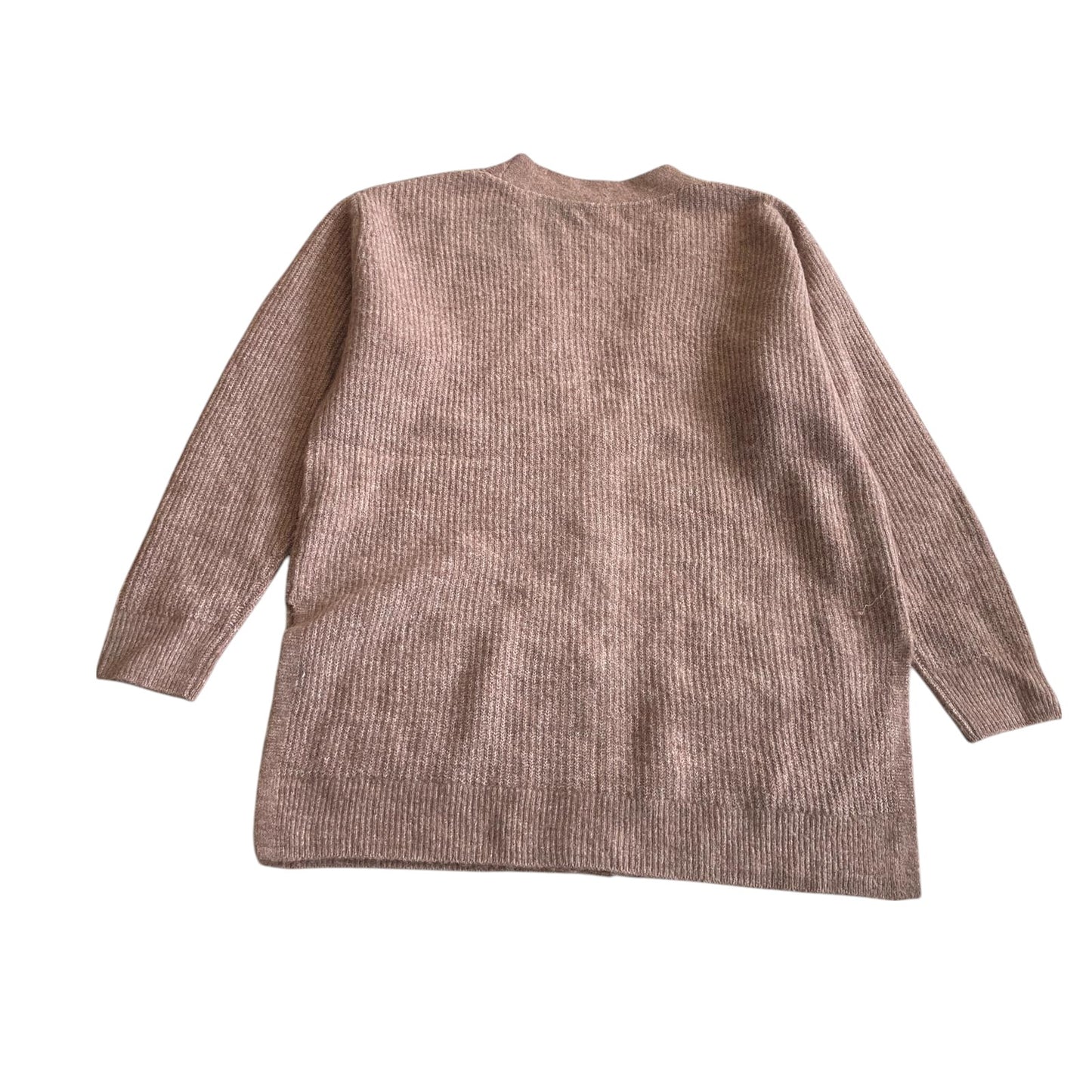 Matalan cardigan woman's size M light light brown oversized v-neck